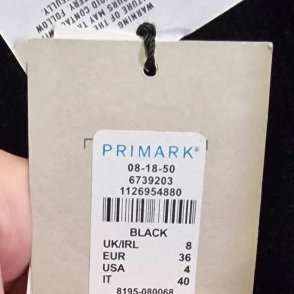 Denim dress black - Picture 3 of 4